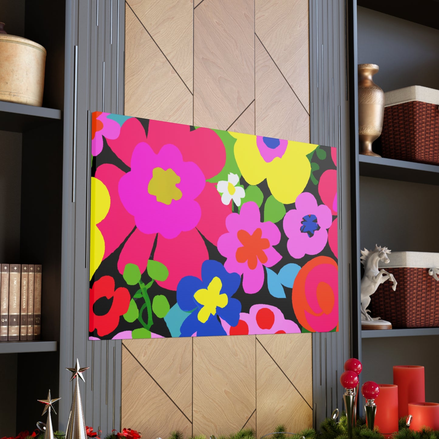 Floral Fusion: Floral Canvas