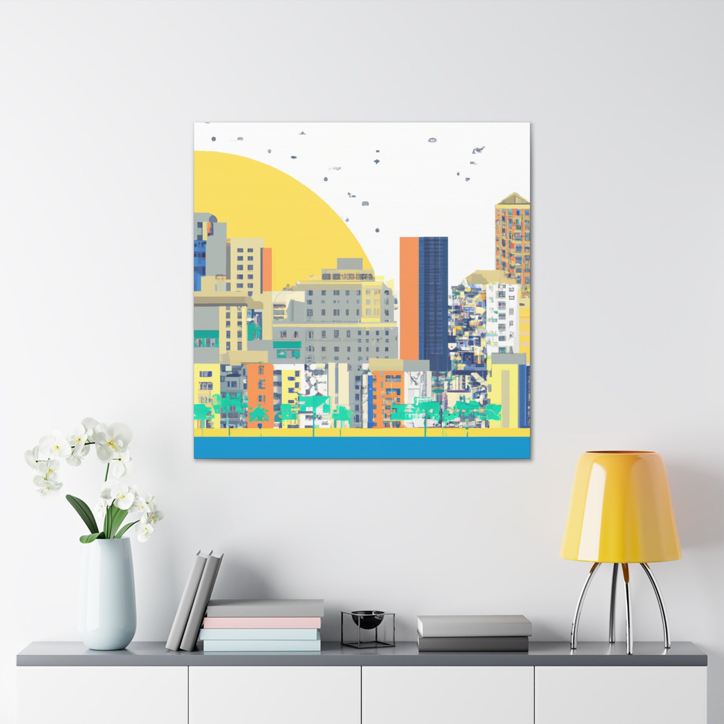 Llama's Paradise - South America - Canvas