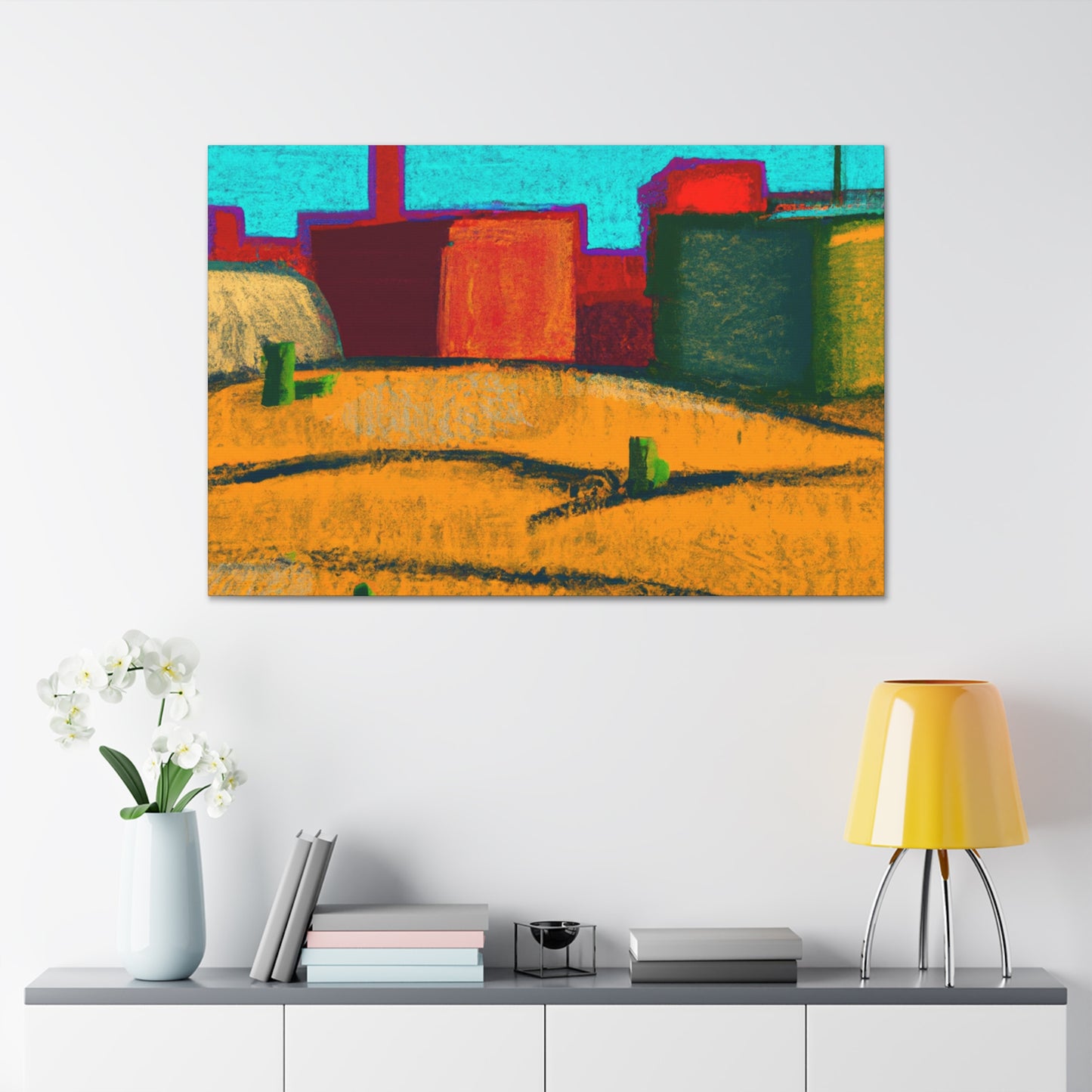 Desert Flame - Architectural - Canvas
