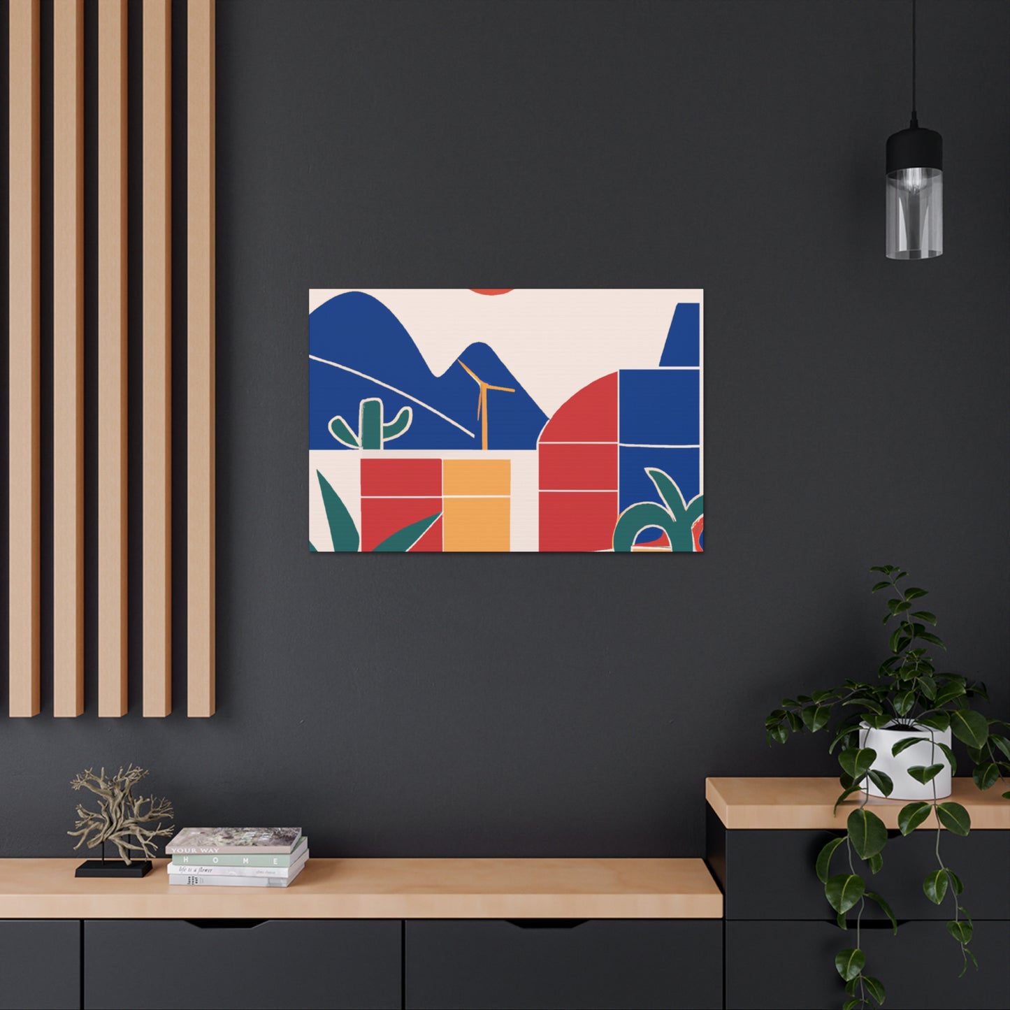Lovely Spot - Midcentury Canvas