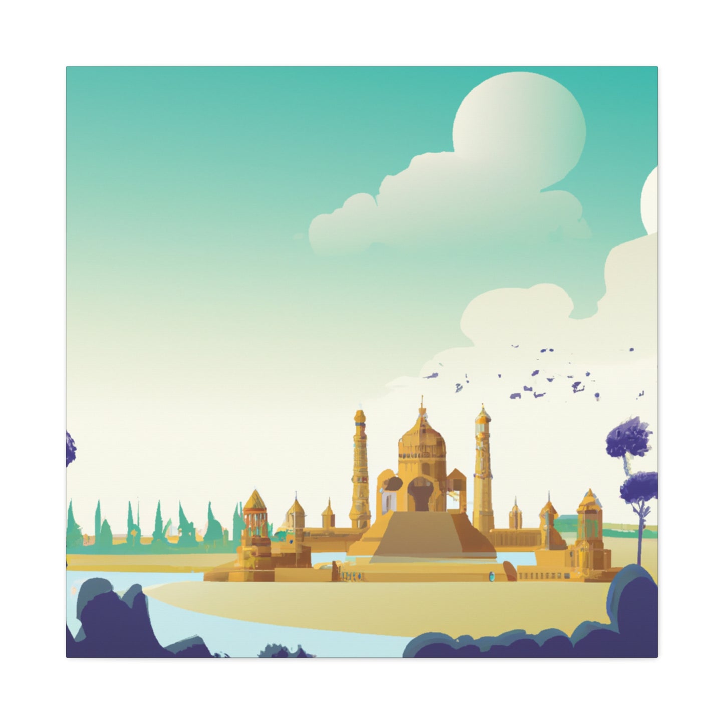 Mahatma Gandhi - Destination India - Canvas