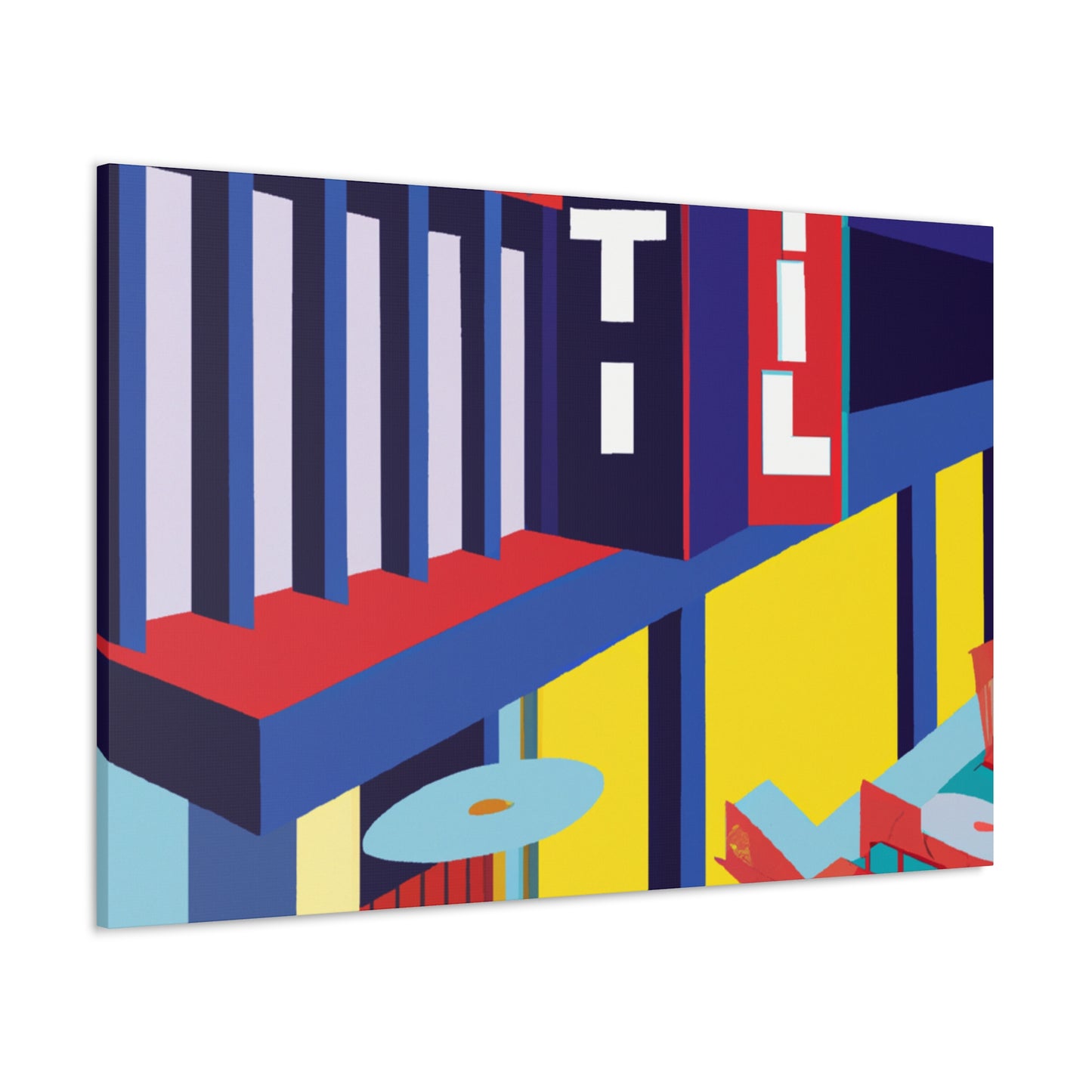"Aviated Elegance - Midcentury" - Canvas