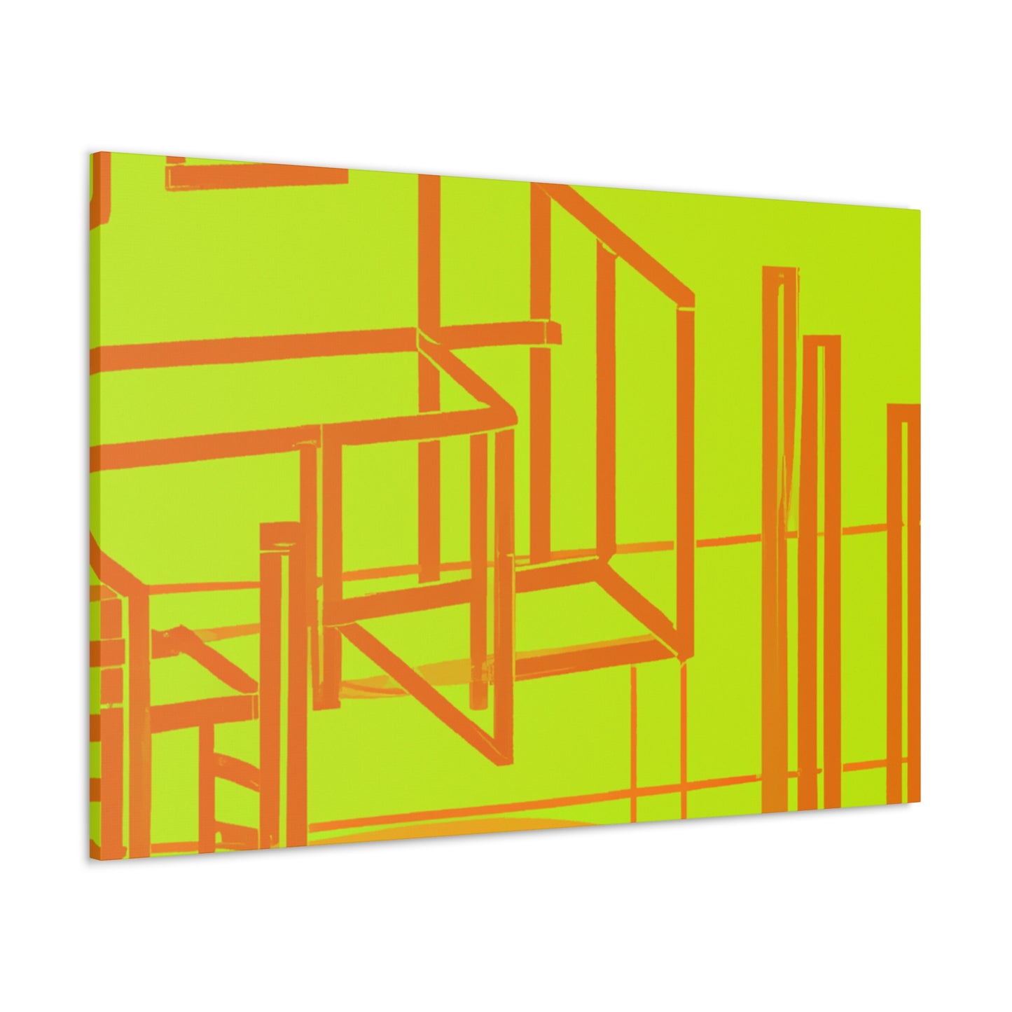 Neon Structure - Canvas - Architectural