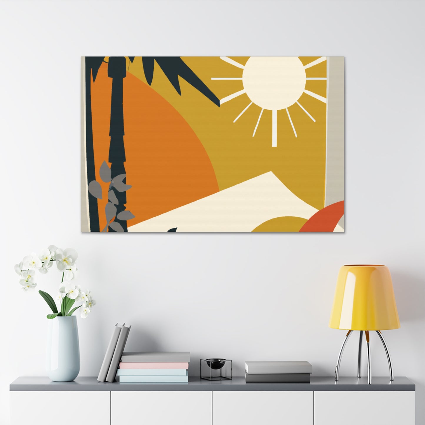 Twisted Balance- Midcentury - Canvas