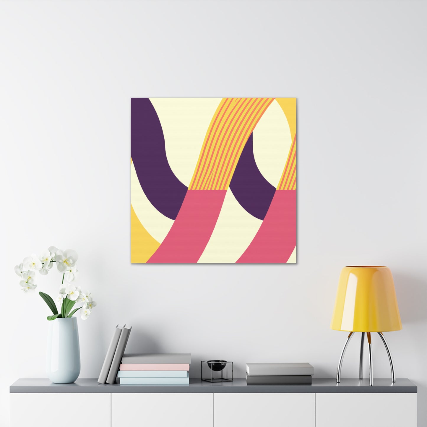 Surreal Abode - Midcentury - Canvas
