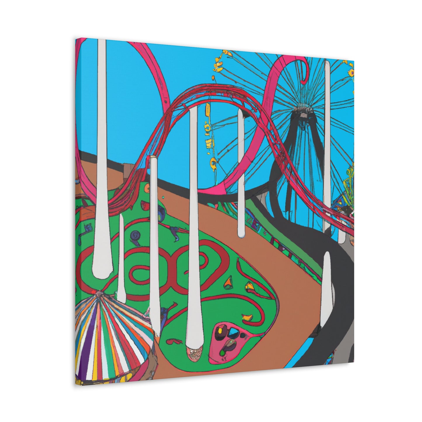 Double Rainbow - Amusement - Canvas