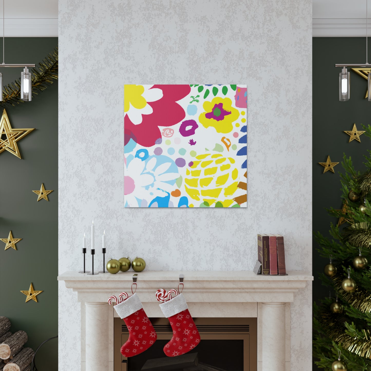 "The Blooming Garden of Glory" - Floral Canvas