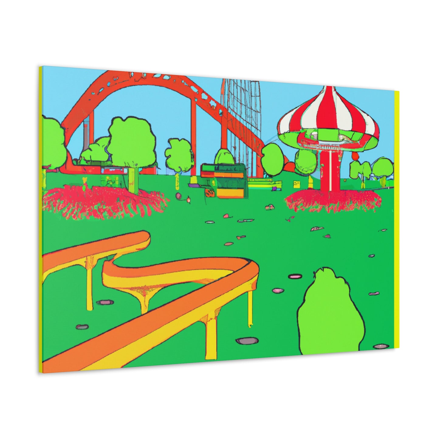 Enchanted Flora- Landscape - Canvas