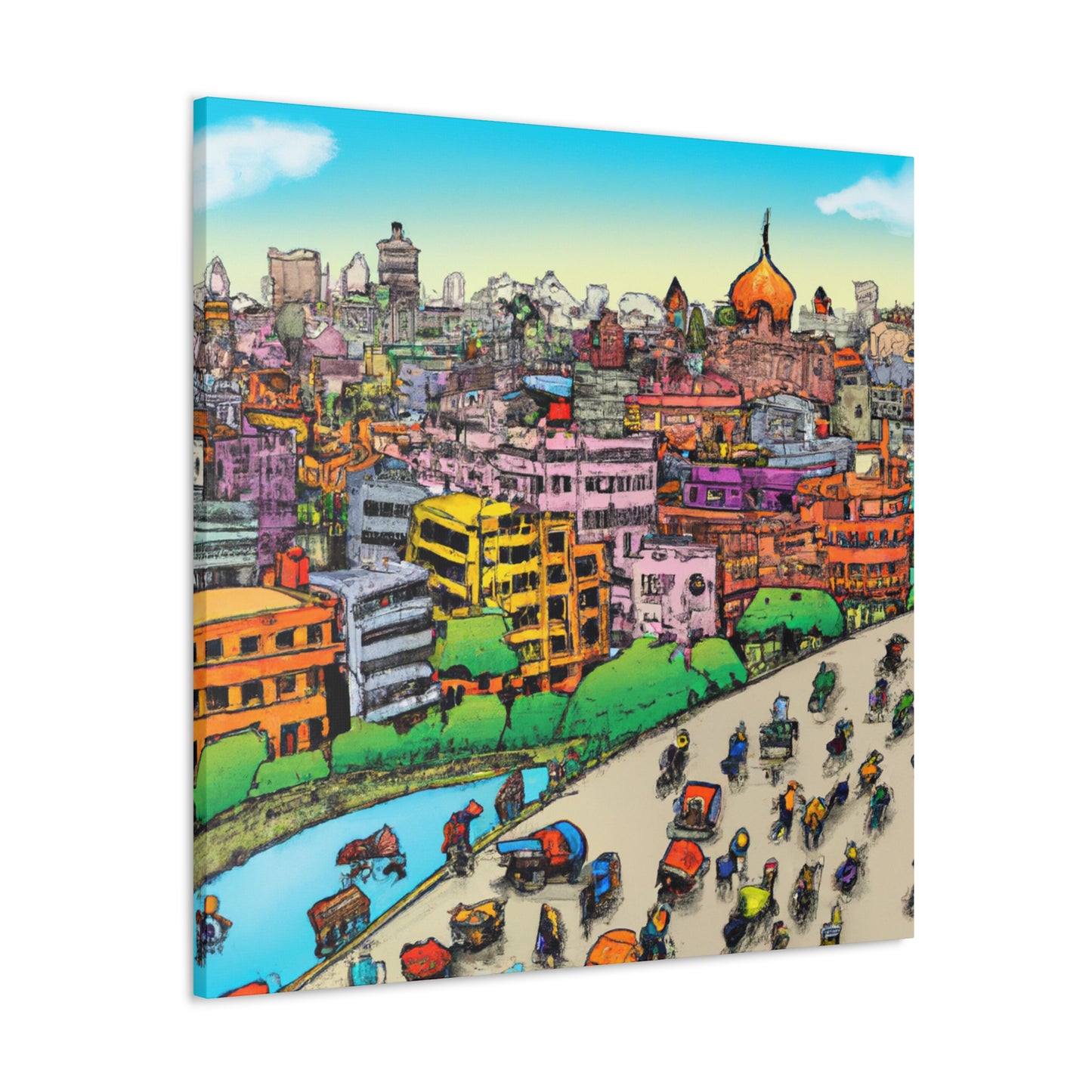 Saffron Spice - Destination India - Canvas