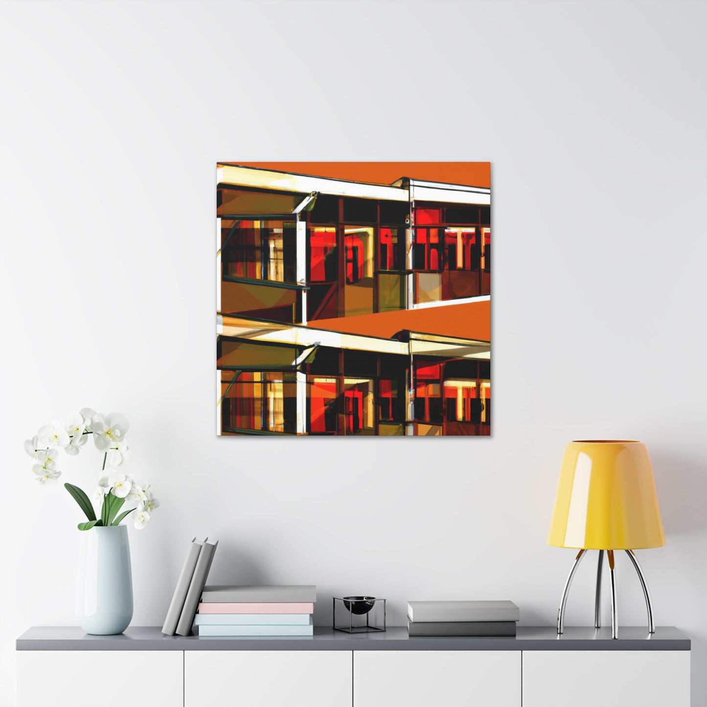 Burnt Windows - Canvas - Architectural