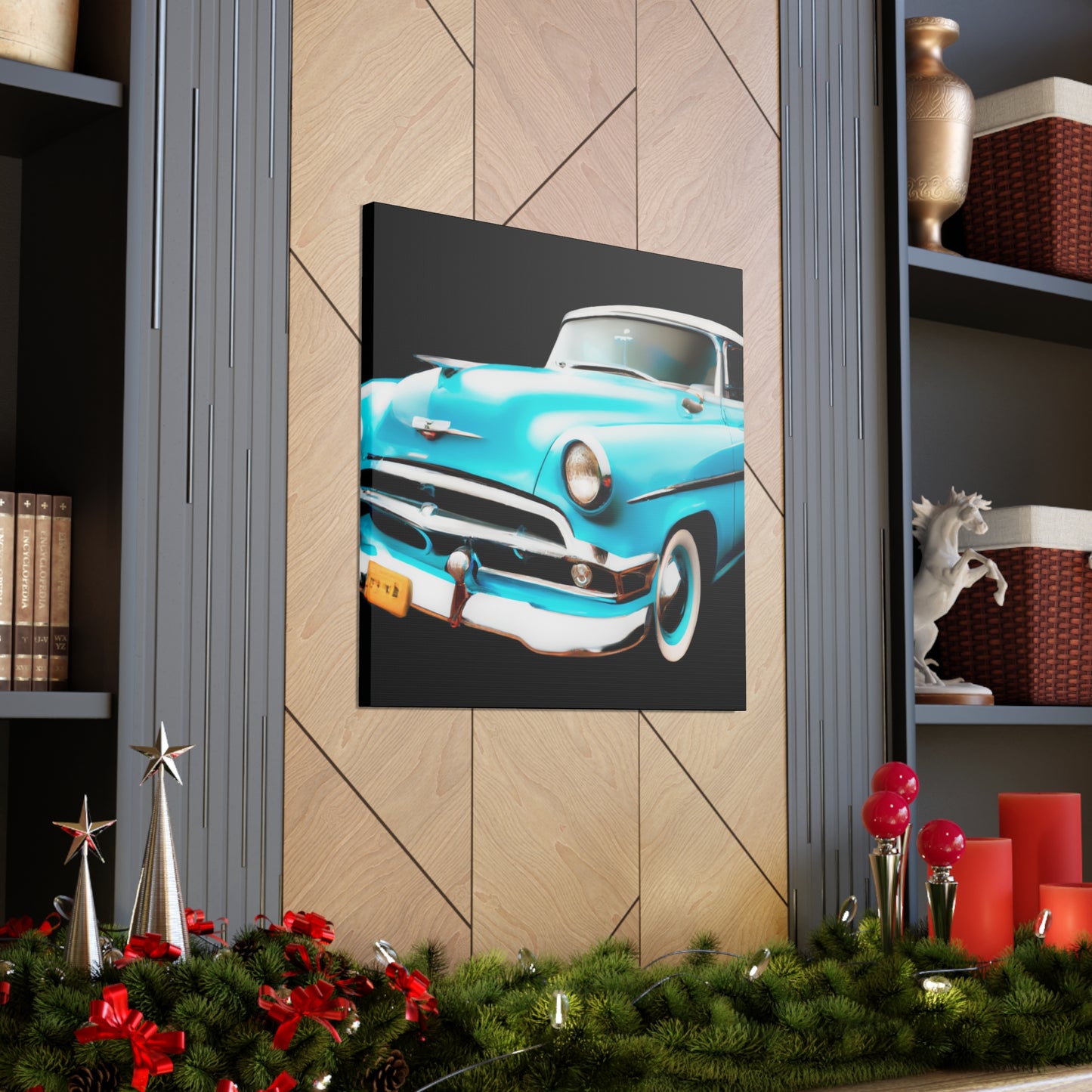 "Marine Marvel" - Automobile Canvas