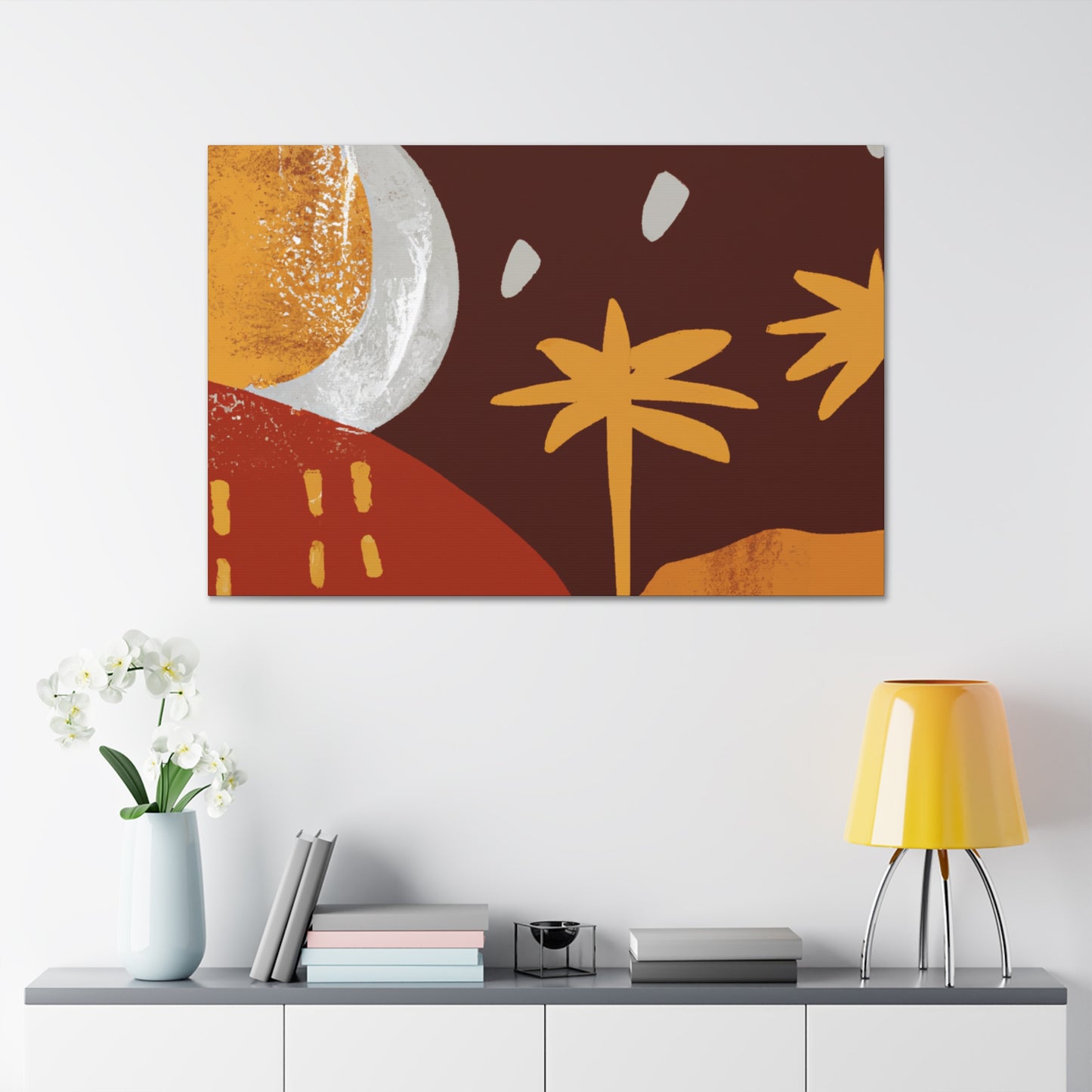 Mystic Breeze - Midcentury - Canvas