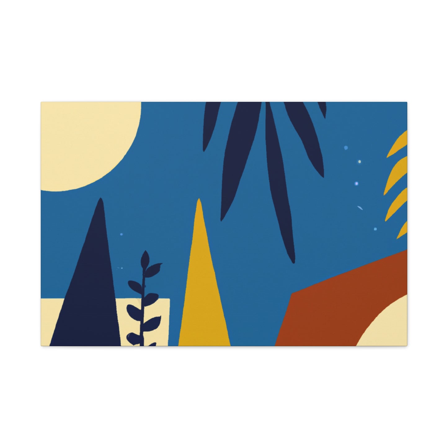 Blue Sky - Midcentury Canvas