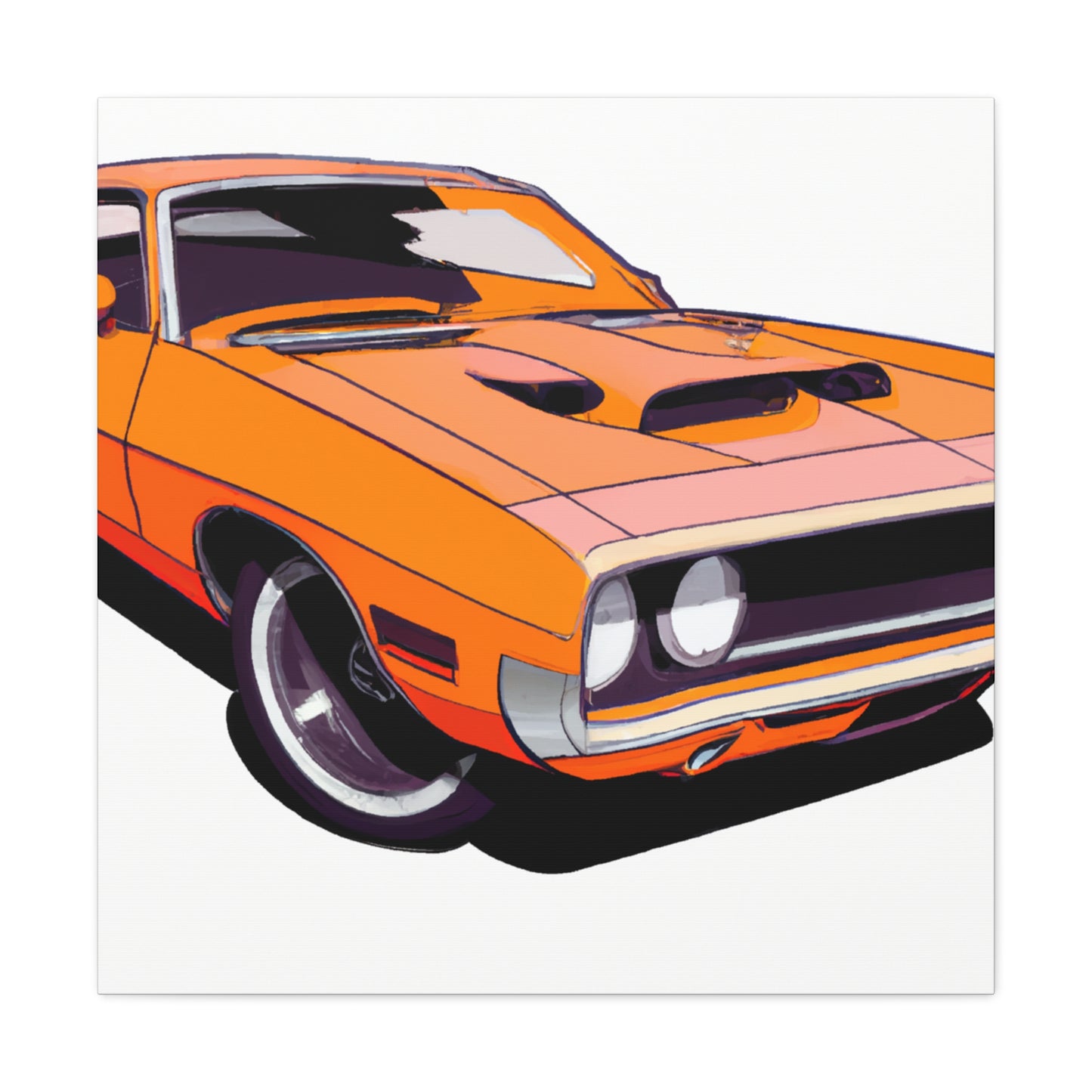Blue Streak - Automobile - Canvas