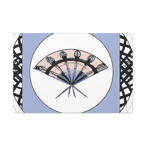 "Celestial Art Deco" - Art Deco Canvas