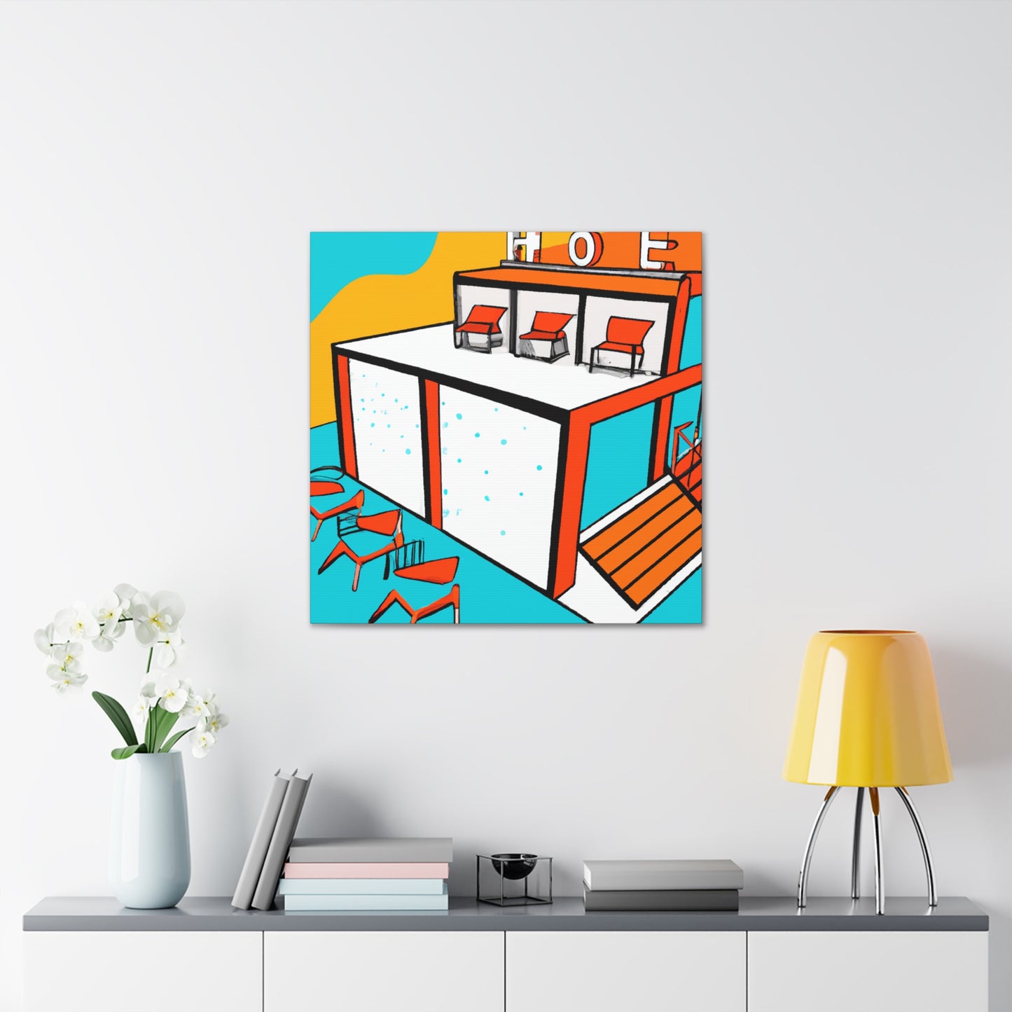 "Soundscape Journey - Midcentury" - Canvas - Pop Art
