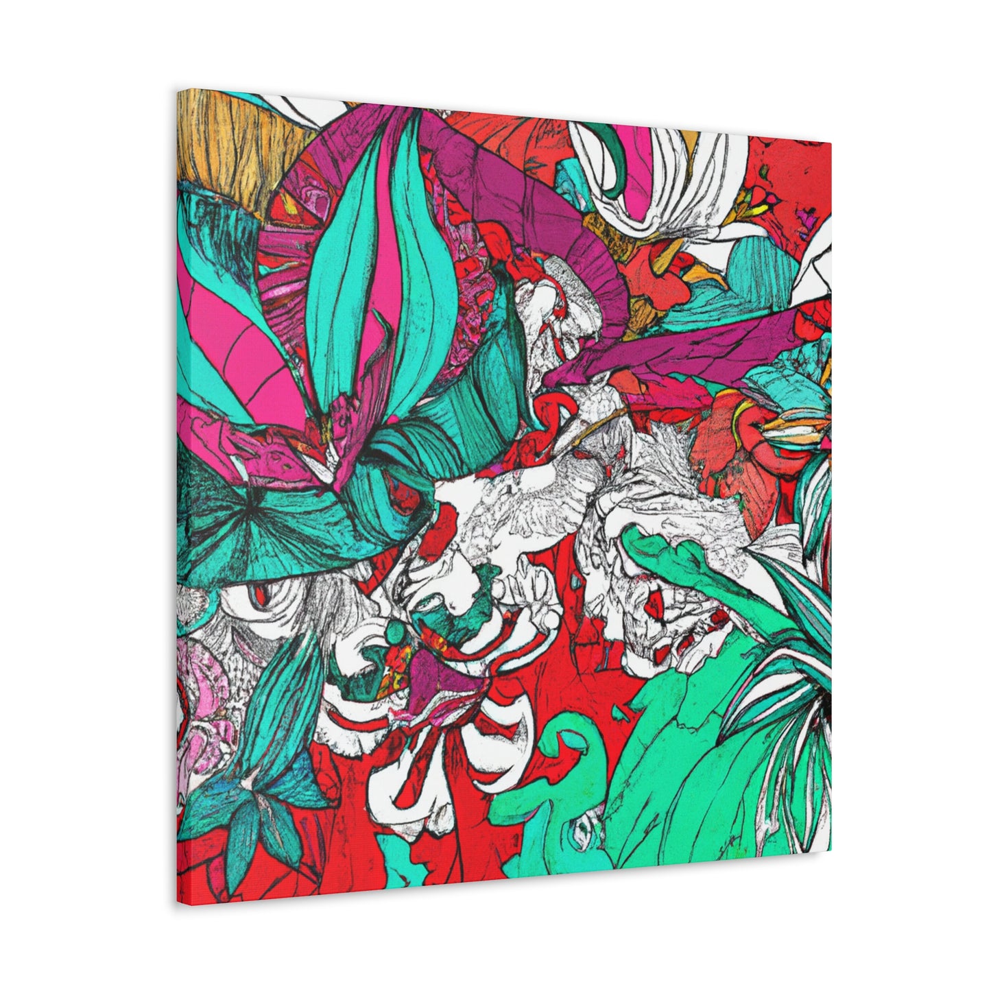 Mystery Blush - Floral - Canvas