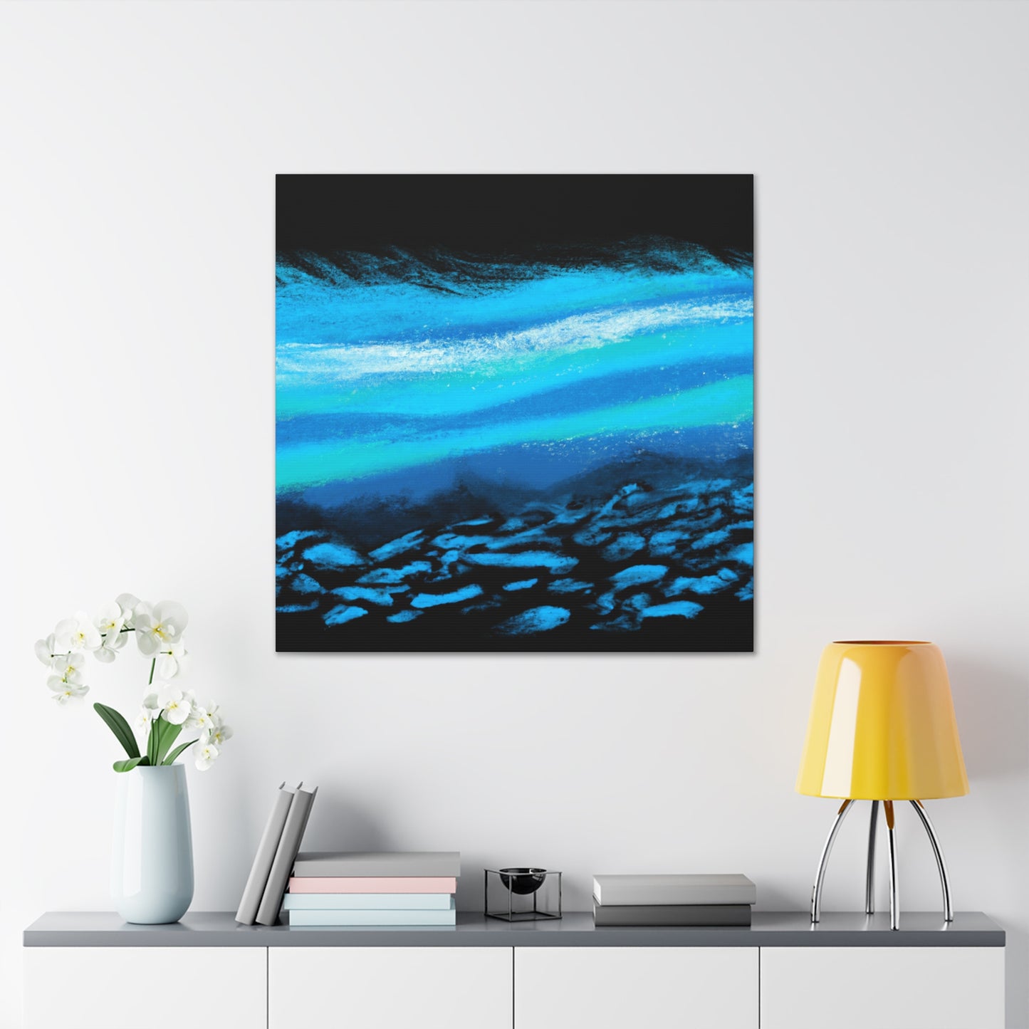 Art Deco Illusion - Vintage Contemporary - Canvas
