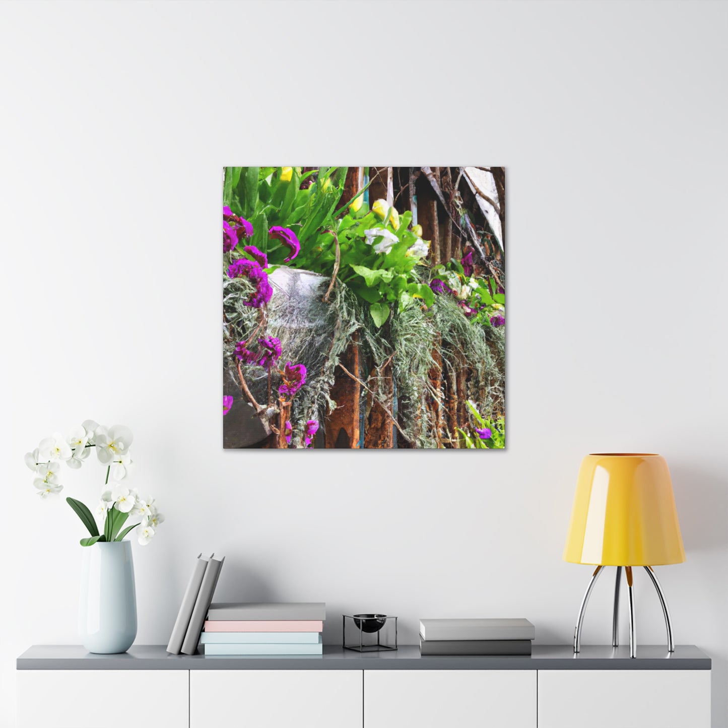 "Garden of Abundance" - Floral Canvas