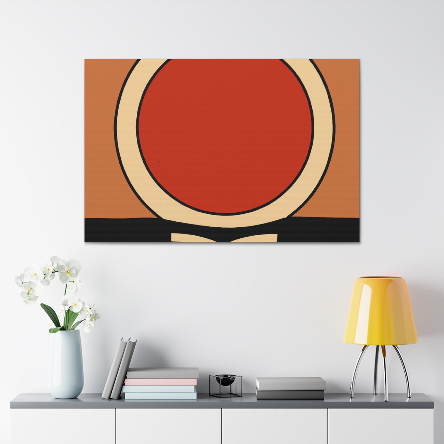 Foxtail Wolfhound - Midcentury Canvas