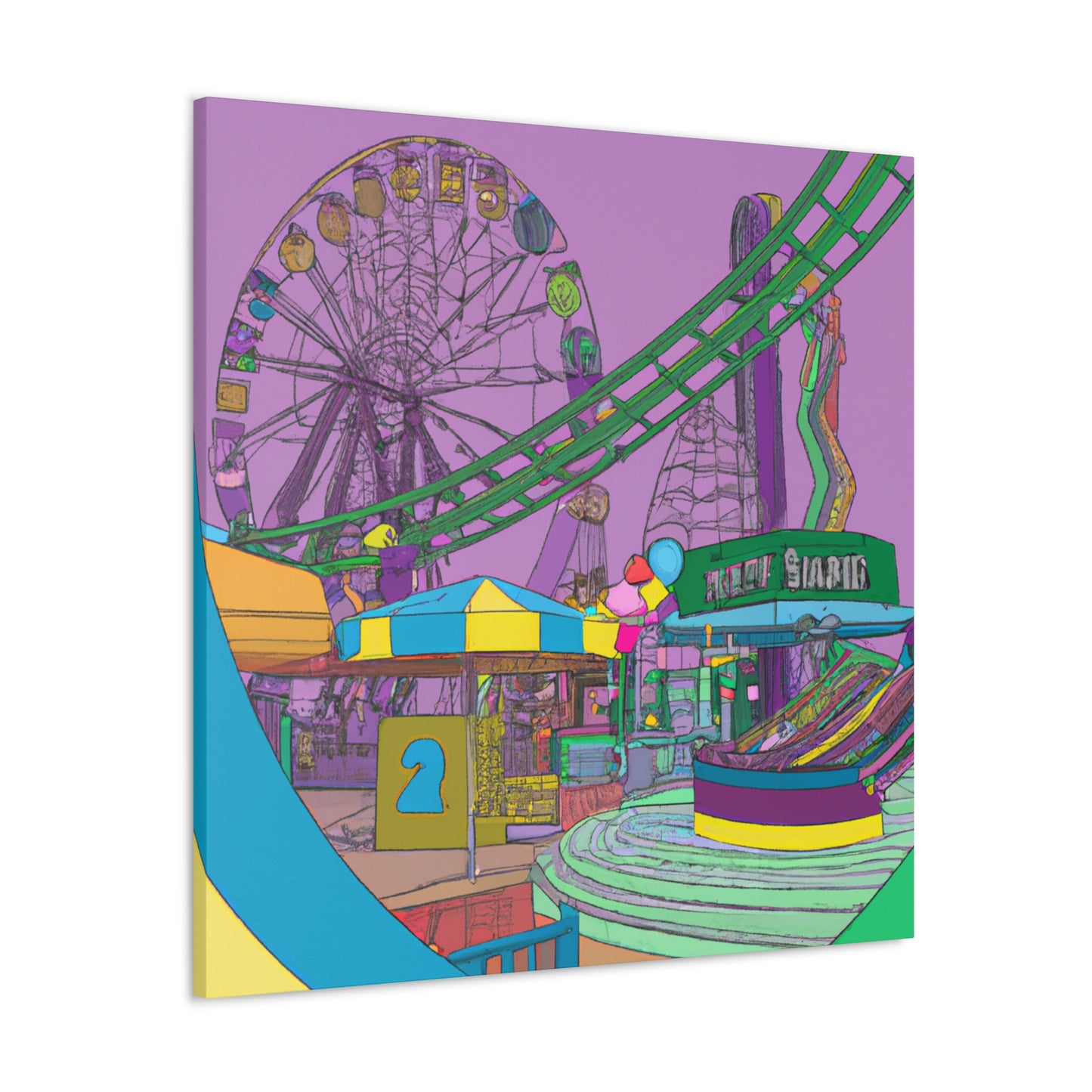 SpinTopia - Amusement - Canvas