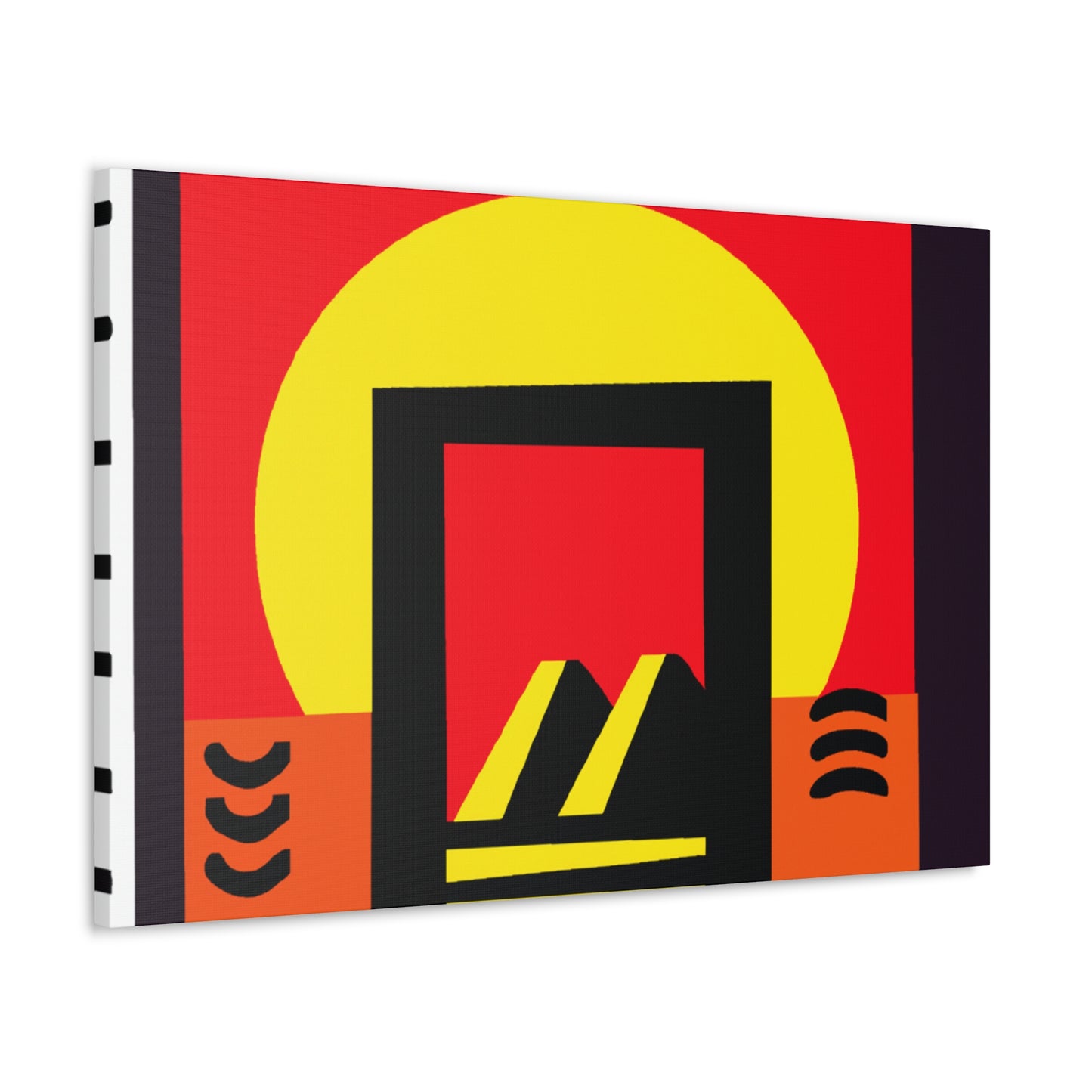 Aztec Sun - Midcentury Canvas