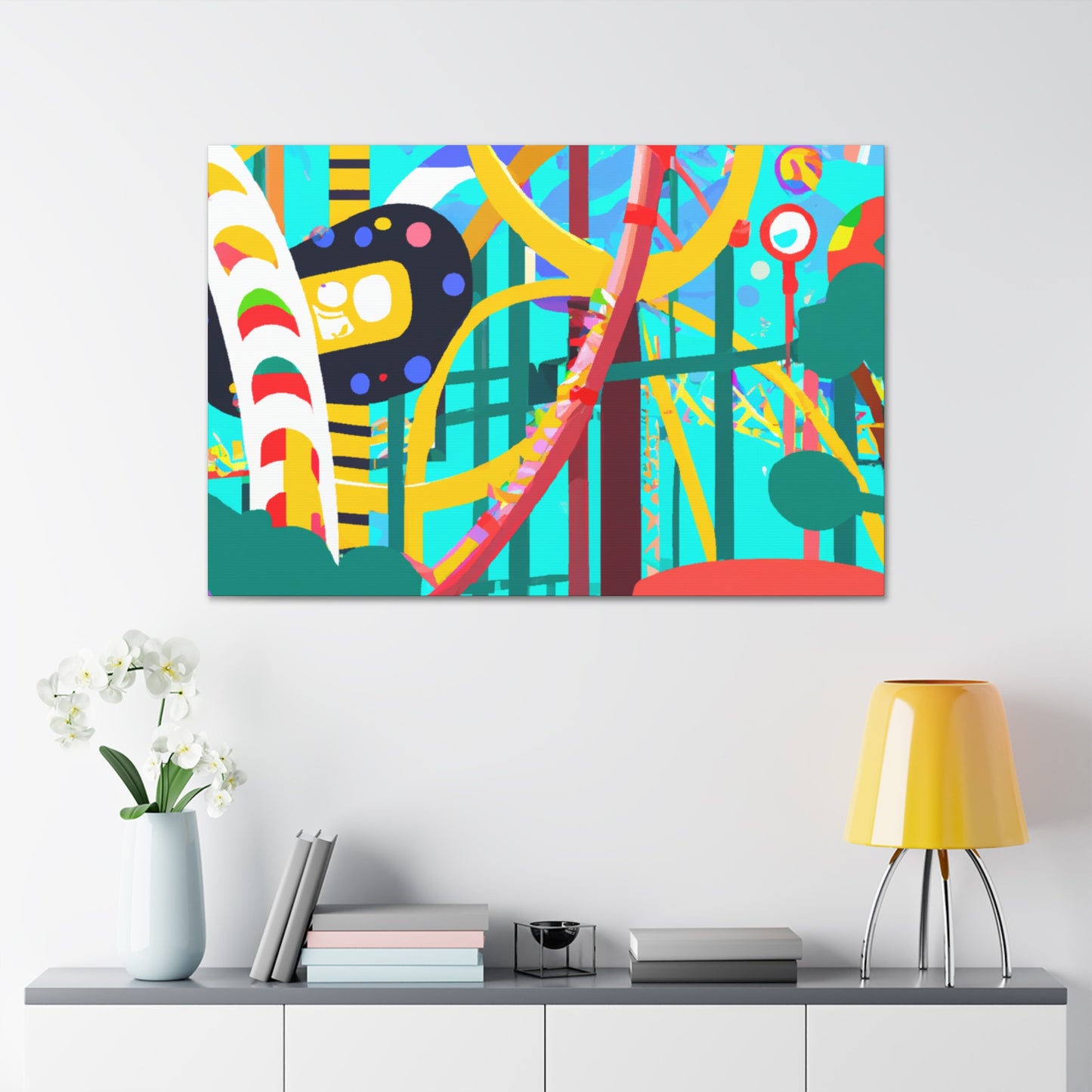 Funtastic Falls - Amusement - Canvas