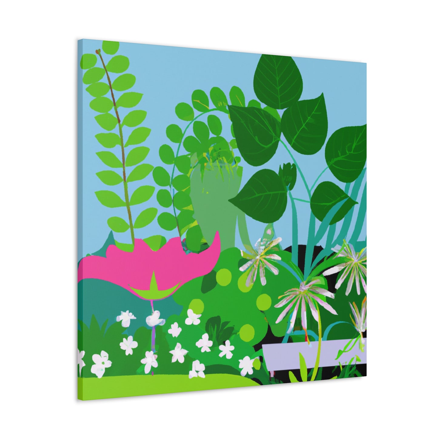 Gardenia Oasis - Landscape - Canvas