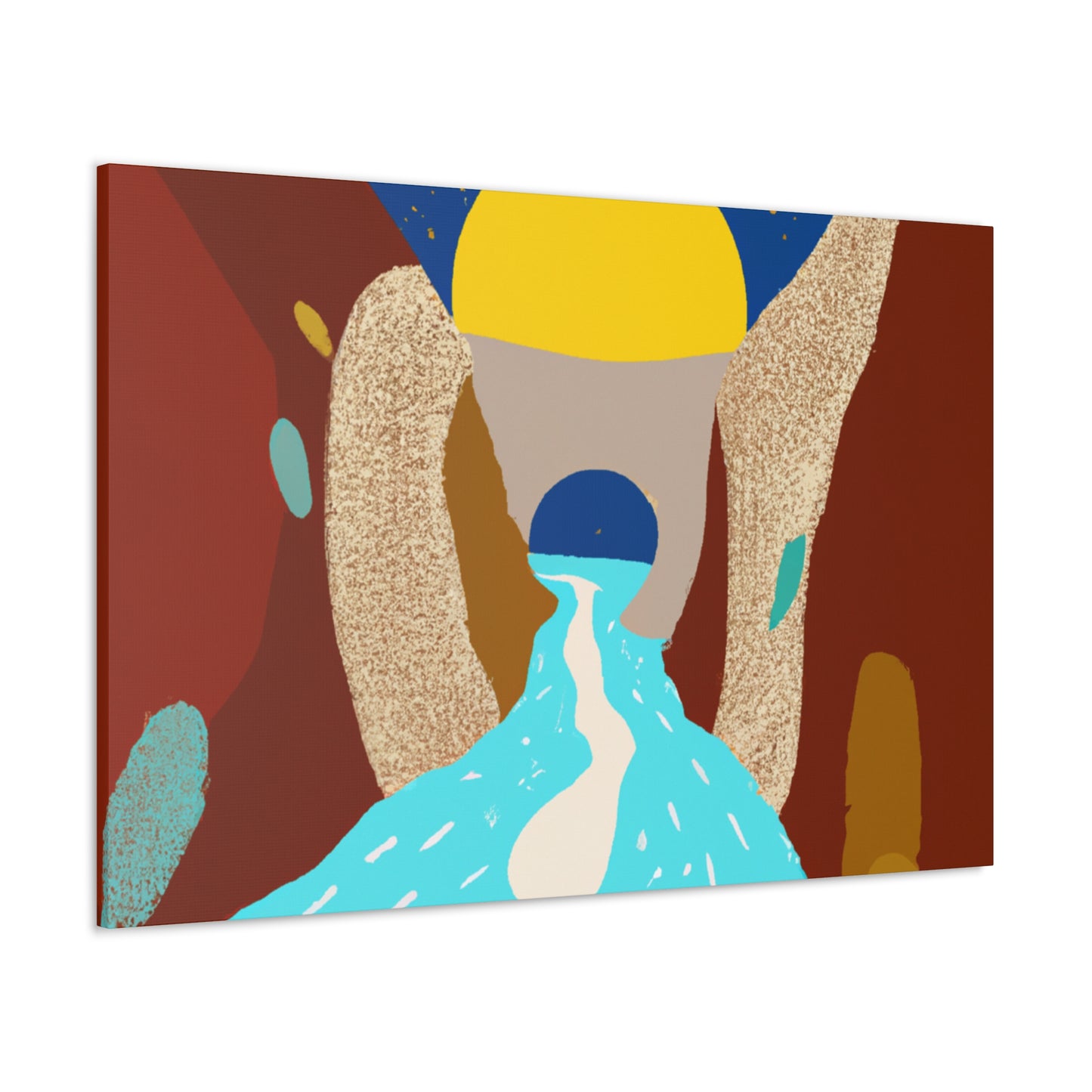 River Canyon - Midcentury Canvas