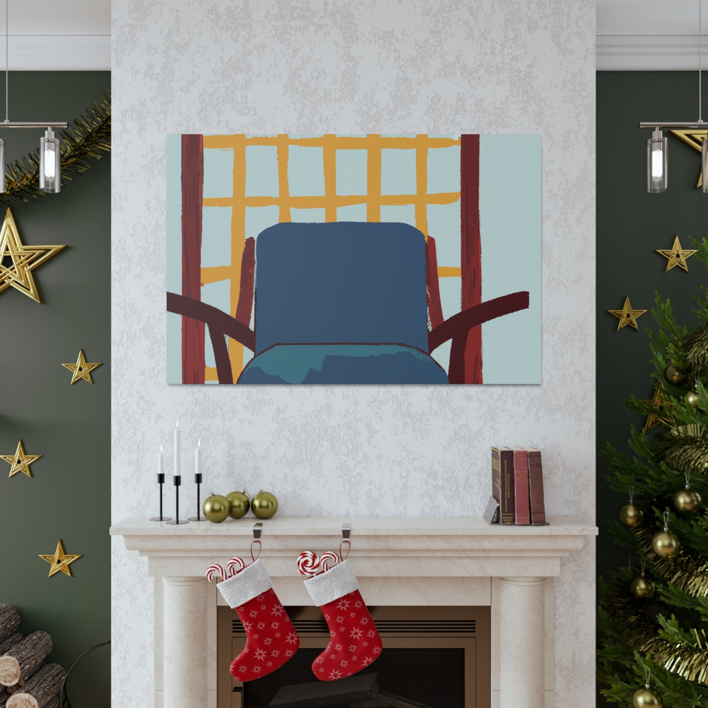 Blueback Flashgleam. - Midcentury Canvas