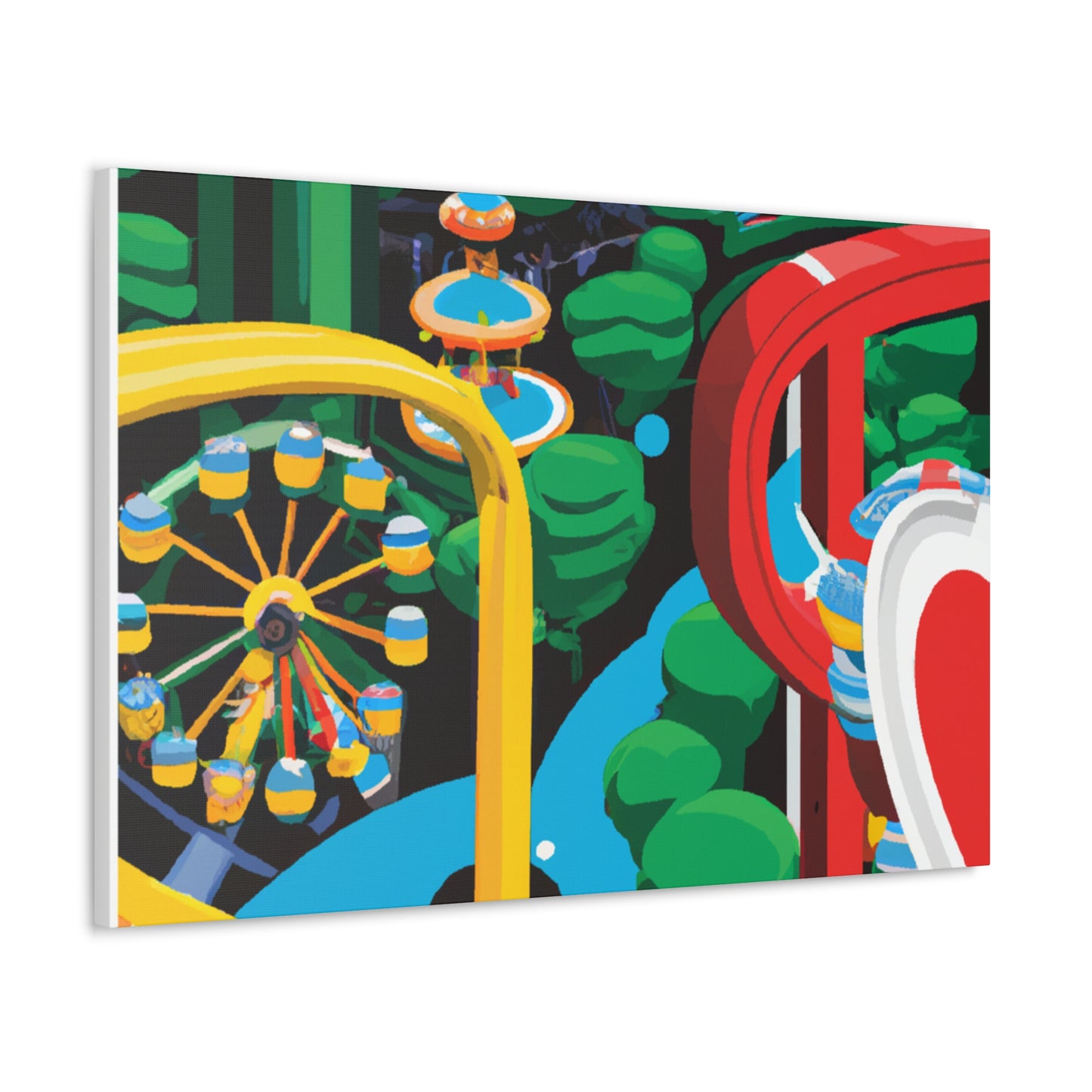 Sunburst Haven - Landscape - Amusement - Canvas