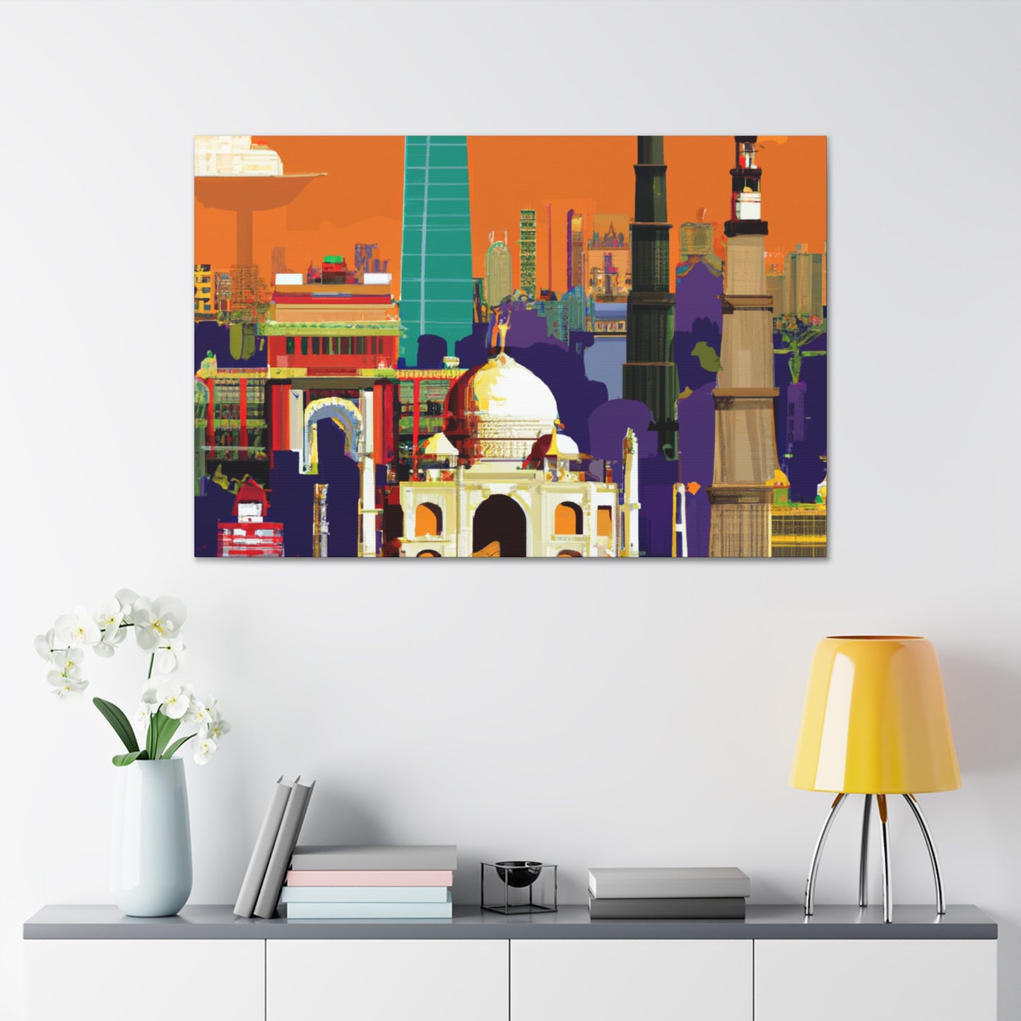 TajMahal - Destination India - Canvas
