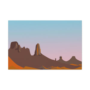 Sahara Oasis - Landscape - Canvas