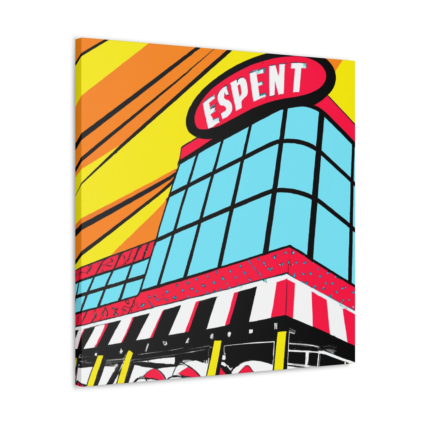 'Twist & Record Studio' - Canvas - Pop Art