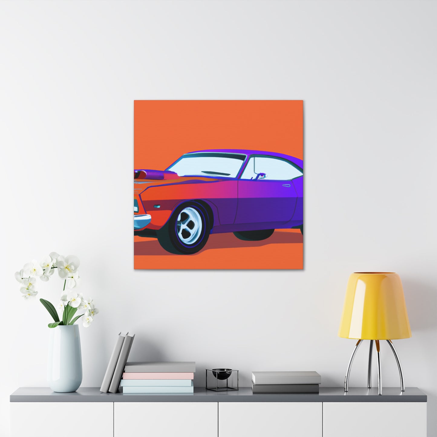 The Steamer - Automobile - Canvas
