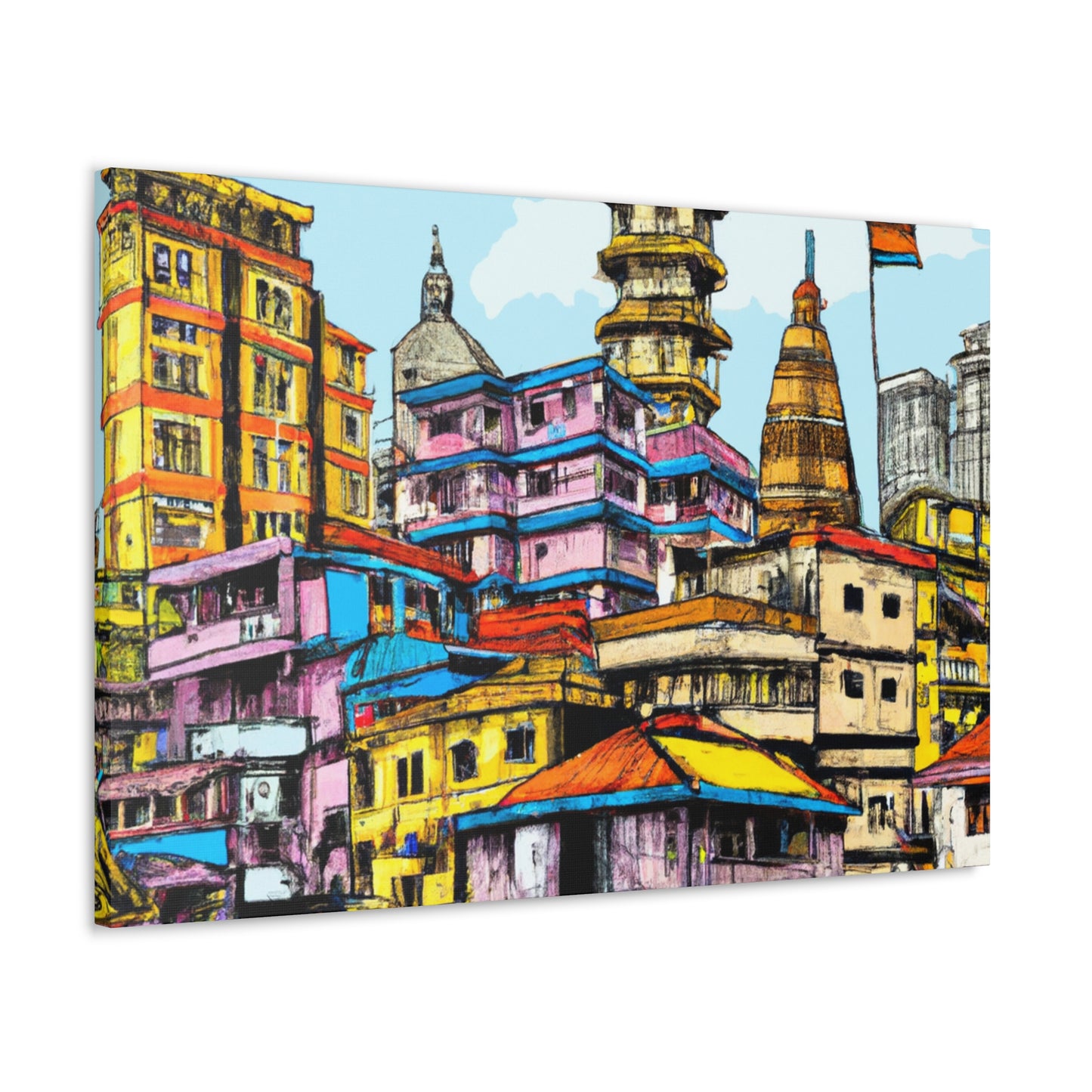Golden Triangle - Destination India - Canvas