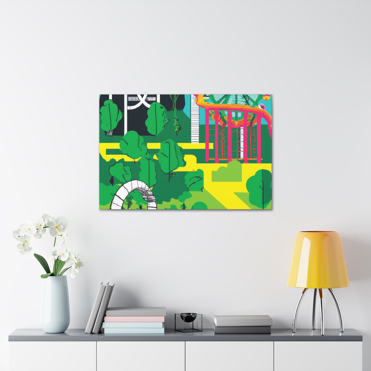 Glowgreen - Landscape - Amusement - Canvas