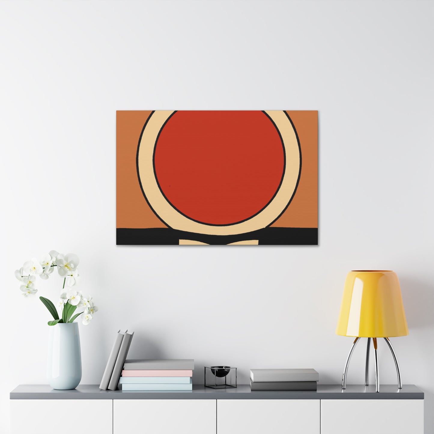 Foxtail Wolfhound - Midcentury Canvas