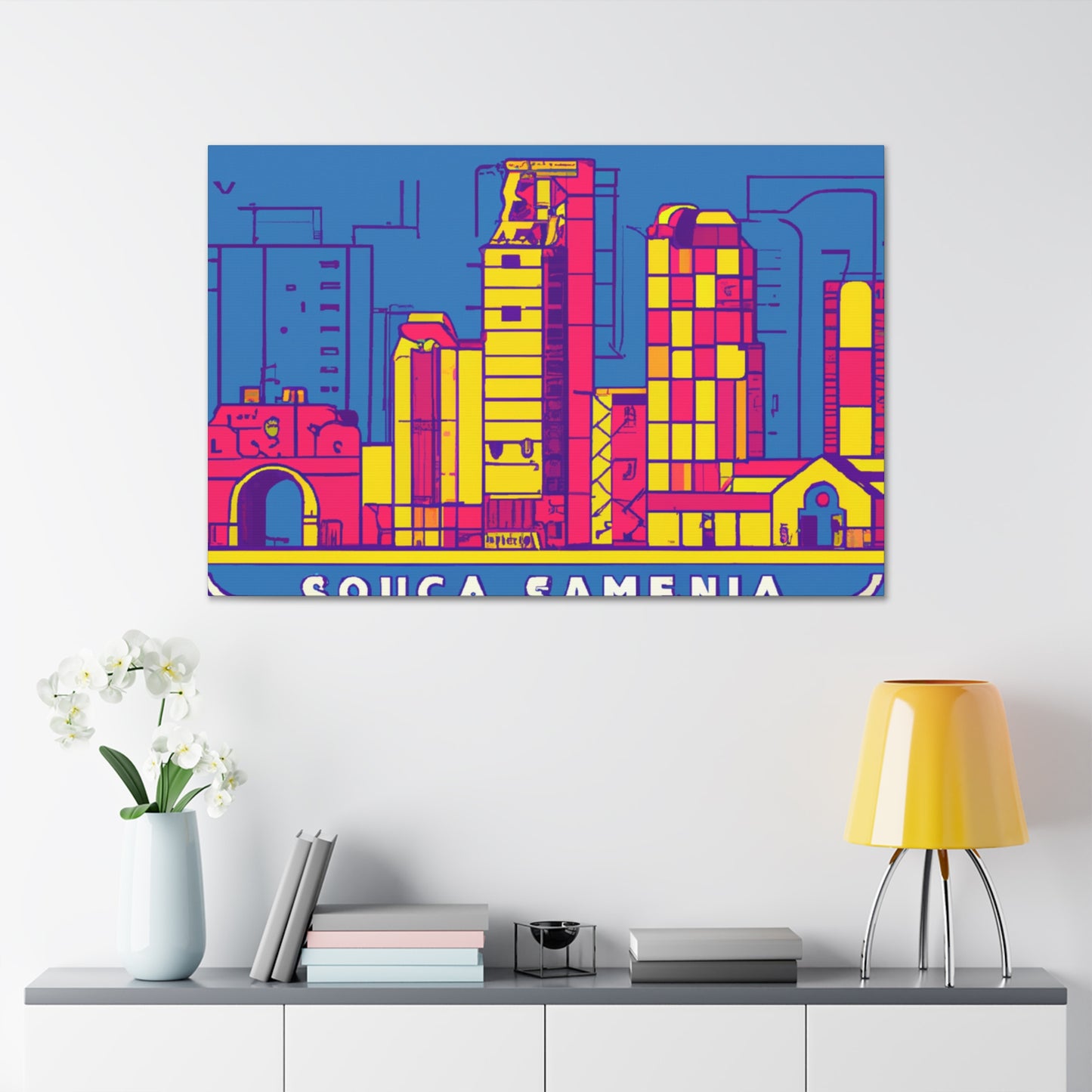 Salone del Sur - South America - Canvas