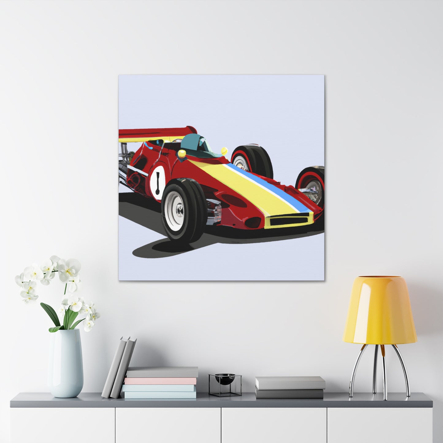 Furious Flash - Automobile - Canvas