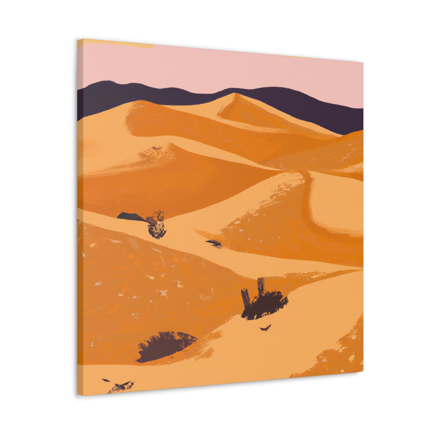 "Retro Reprised - Vintage Contemporary" - Desert Canvas