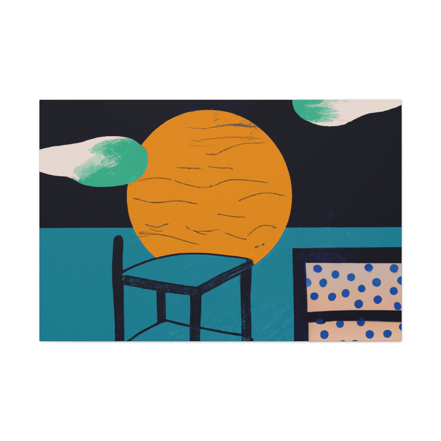 Retrospective Refinement- Midcentury - Canvas