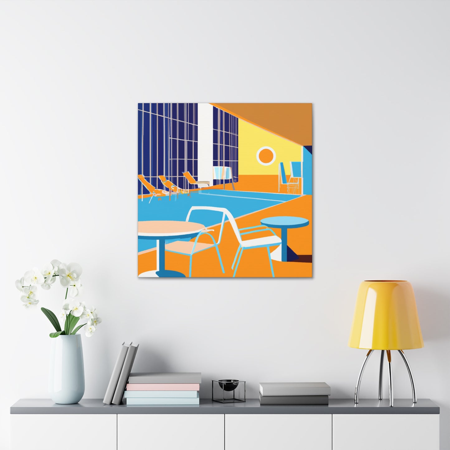 Water Wonder - Midcentury - Canvas