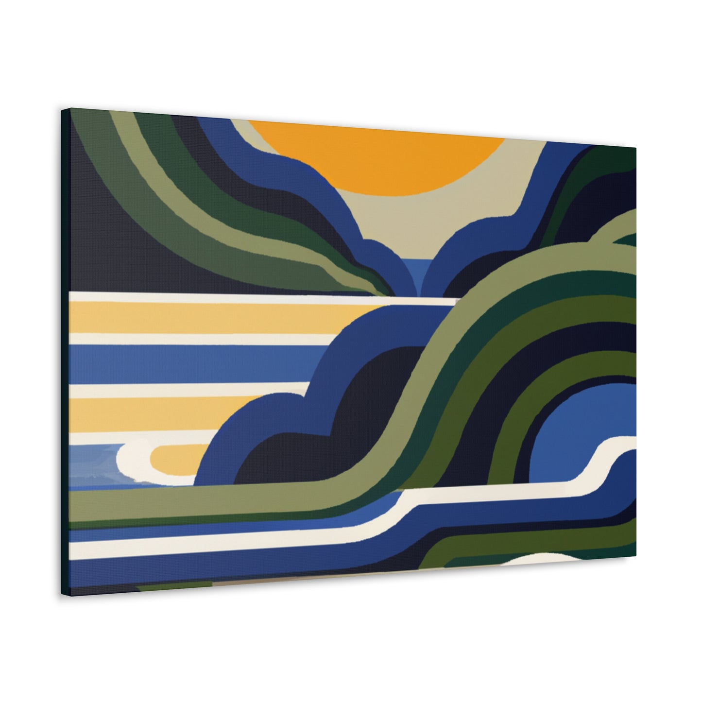 Mount Potamus - Midcentury Canvas