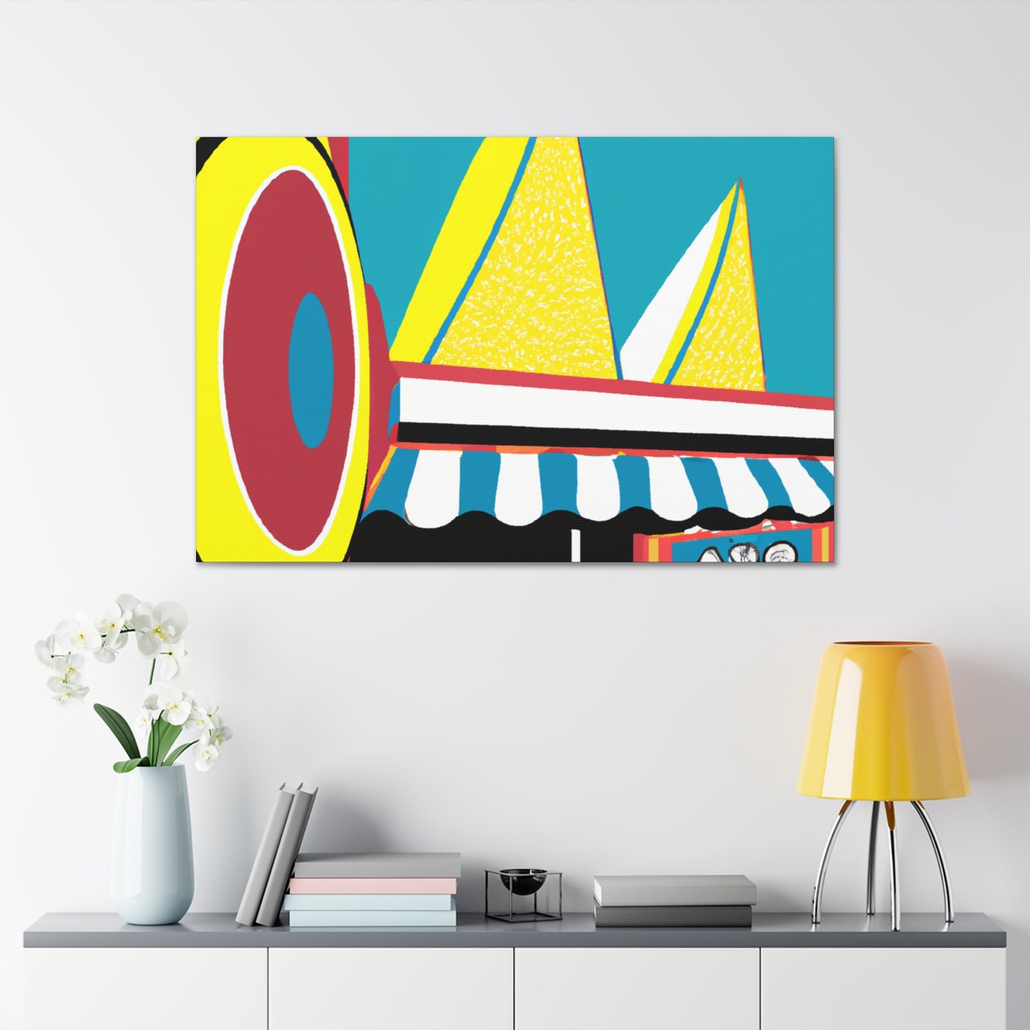 Sunshine Records - Canvas Pop Art