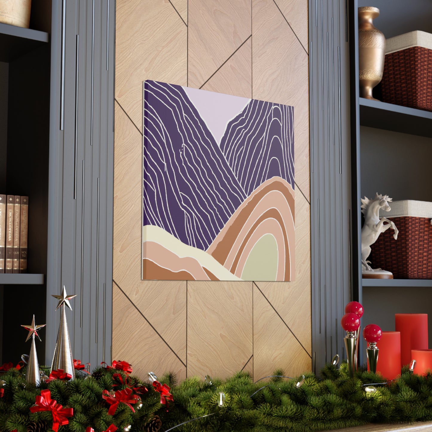 PurpleHills- Midcentury Canvas