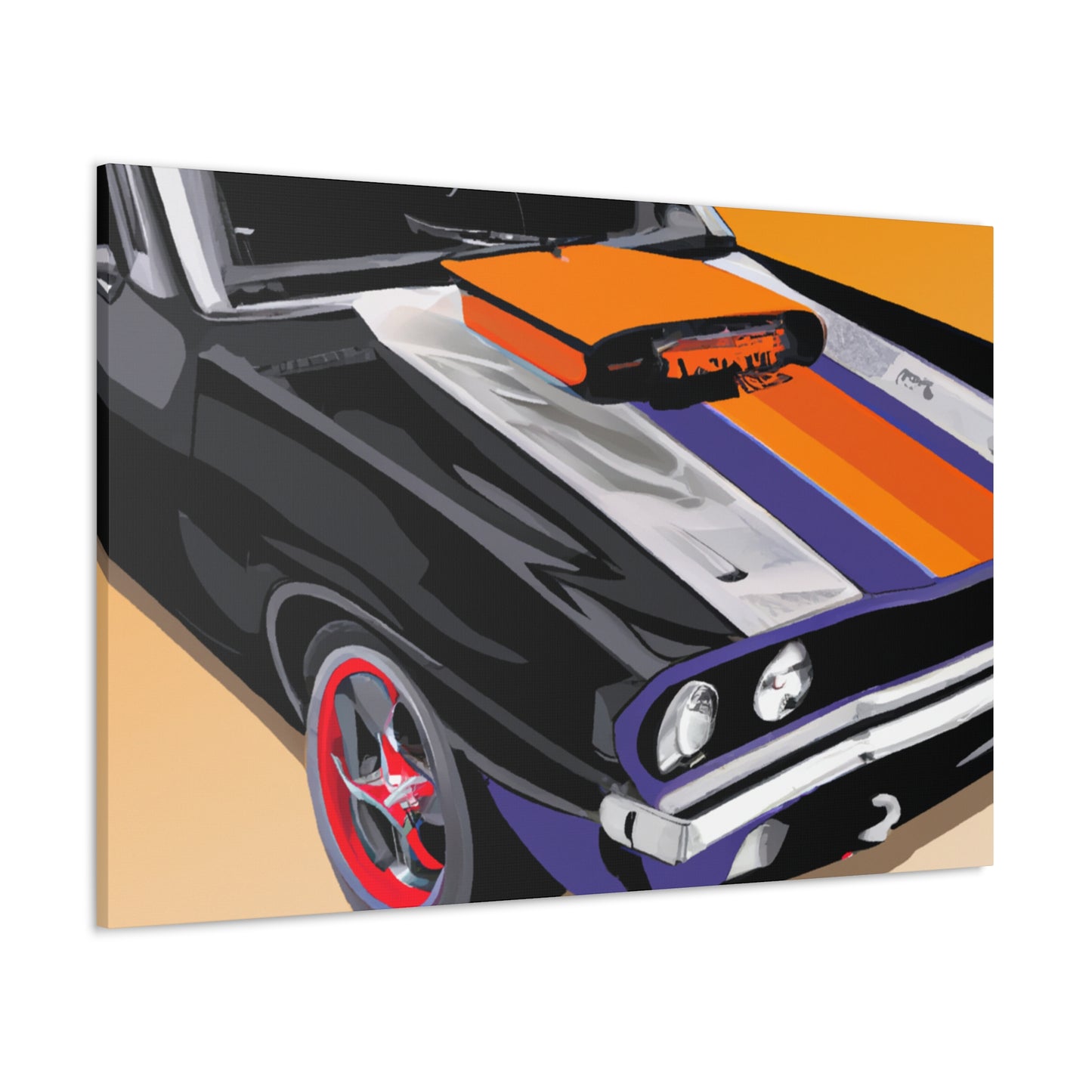 King Rod - Automobile - Canvas