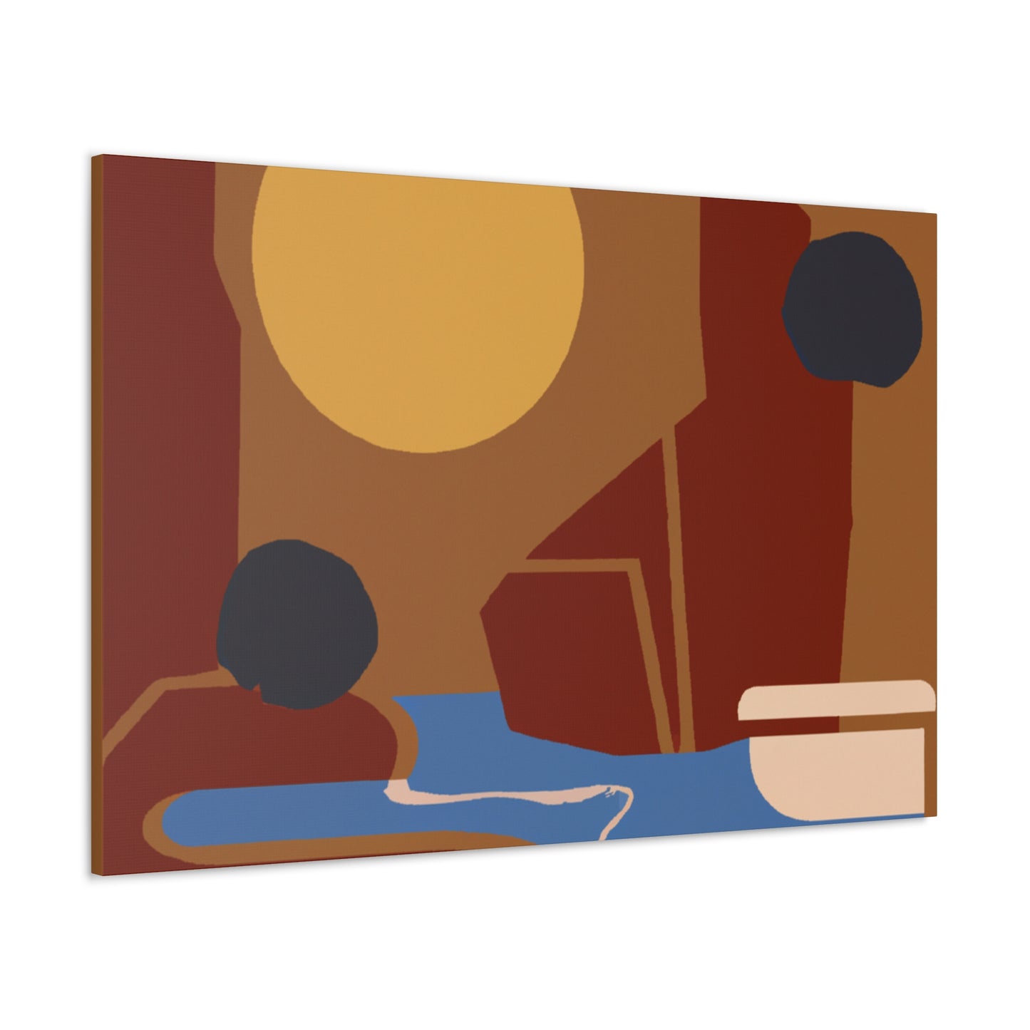 Private Time - Midcentury Canvas