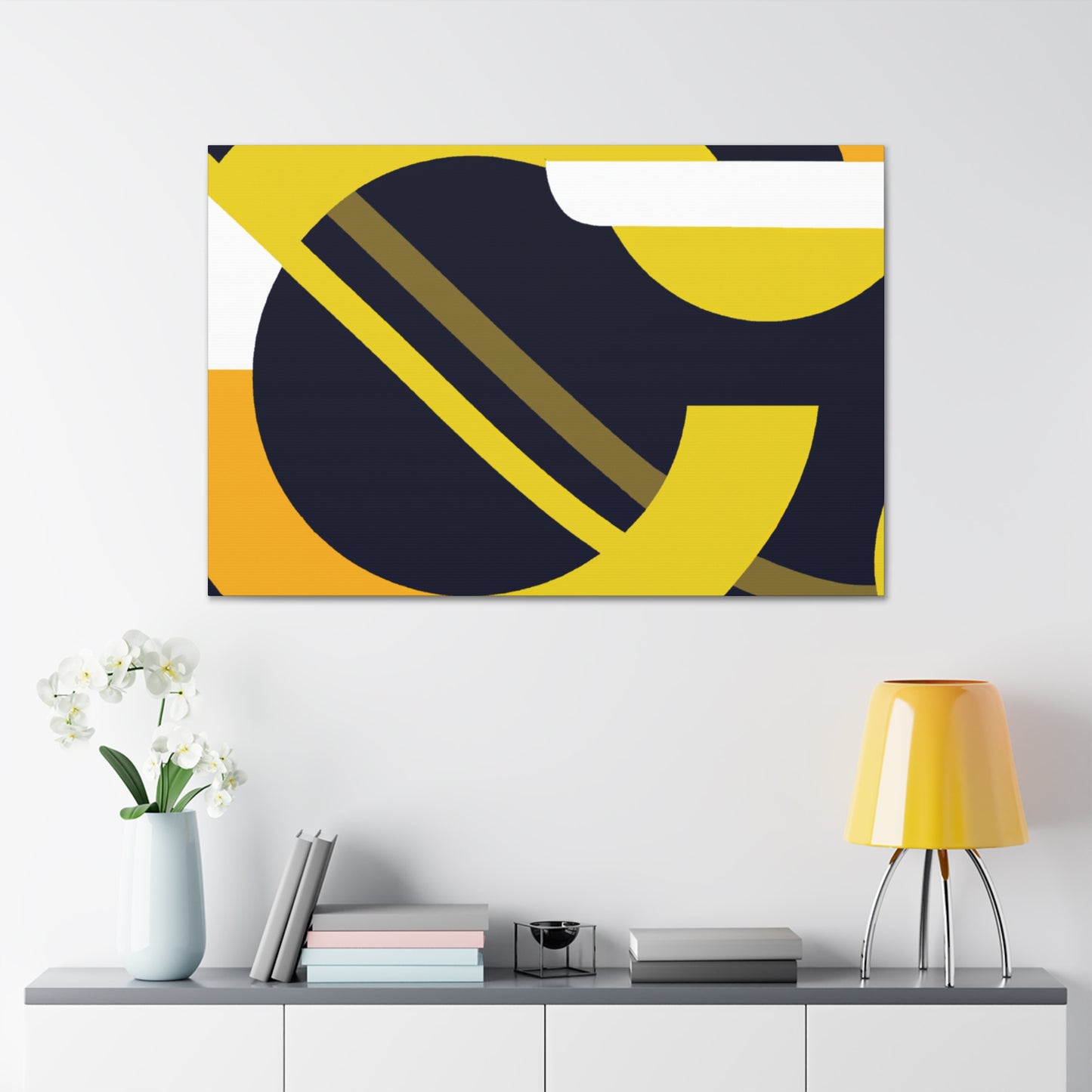 Atomic Nougat - Midcentury - Canvas