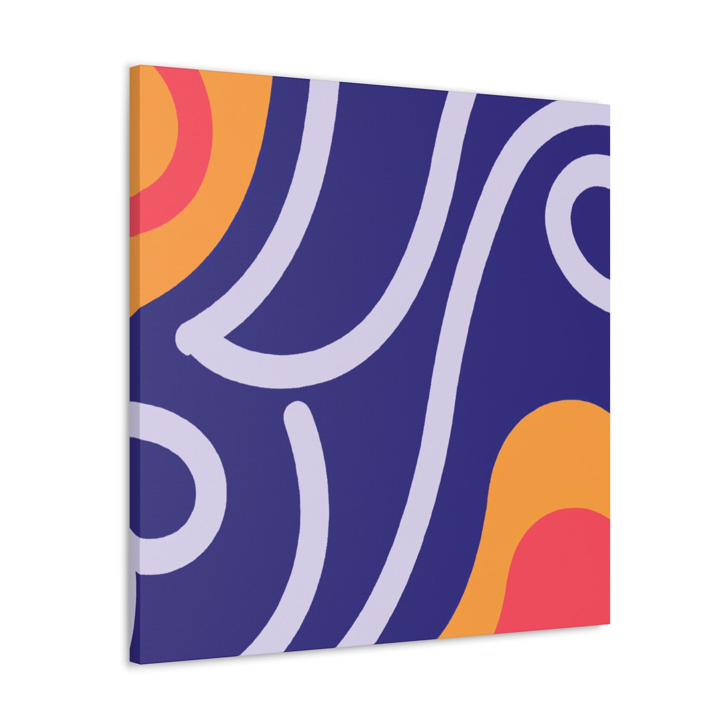 Hazy Peaks- Midcentury - Canvas
